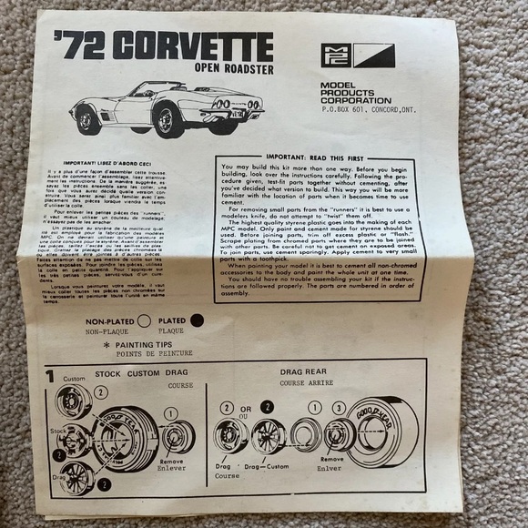 AMT ‘72 Corvette Open Roadster - Picture 13 of 13